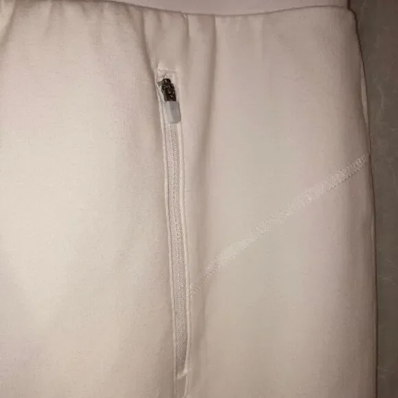 Talbots XL Everyday Stretch Skort Bright White Cotton Blend